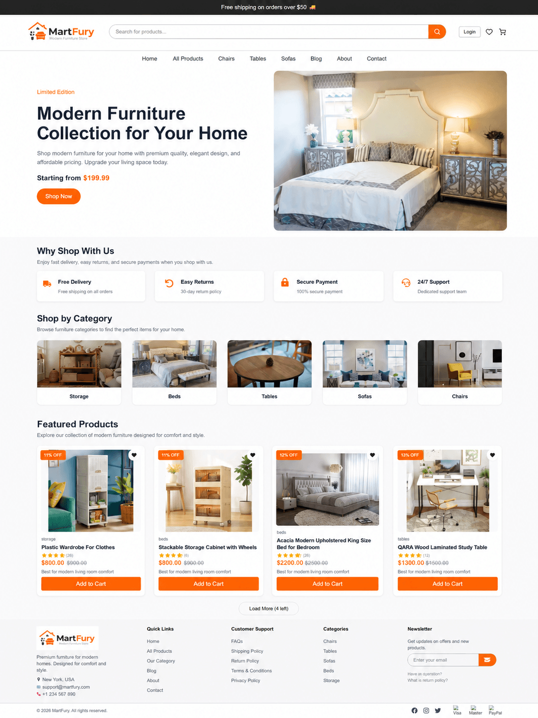 Modern Ecommerce Website