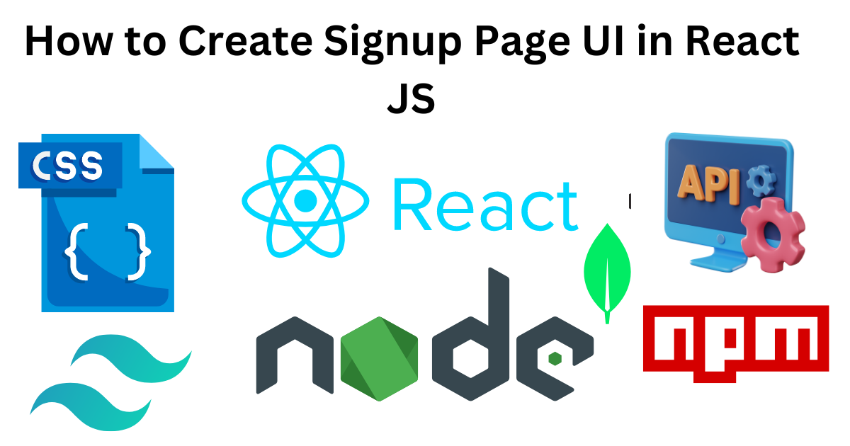 How to Create Signup Page UI in React JS